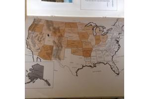 2 BOEKEN ;LA GEOGRAPHIE de L&#x27;AMERIQUE &amp; L&#x27;