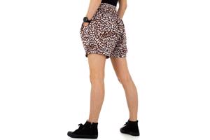 Korte broek bruin wit L/XL