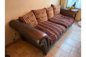 Grote lederen (hang) bank