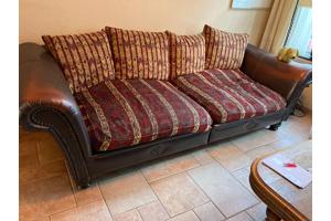 Grote lederen (hang) bank