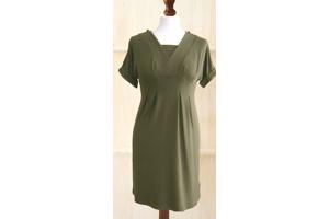 Donkergroene jurk van EDC Maat M  nieuw