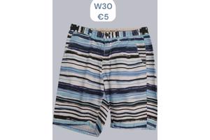 Ature korte broek blauw W30