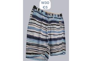 Ature korte broek blauw W30