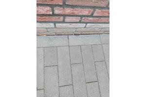 Sier antraciet grijs Beton klinker 10 cm x 30 cm x 6 cm hoog.