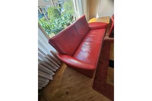 Antipode 2-zits, 2.5 zits bank en fauteuil, leer.
