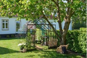 Tuinkas Qube 812, zwart gecoat