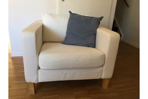 Ikea Karlstad fauteuil wit