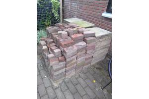 Tuintegels 40x40 en rode klinkers