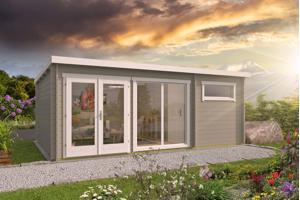 Blokhut - Tuinhuis Flow 2.0 | 40 mm | vuren onbehandeld