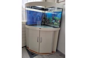 Juwel 190 hoek aquarium met half ronde raam