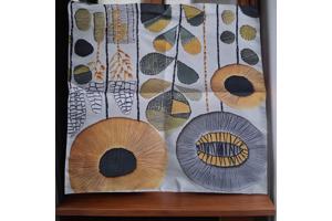 Set van 4 kussenhoezen mosterdgeel groen 40x40cm