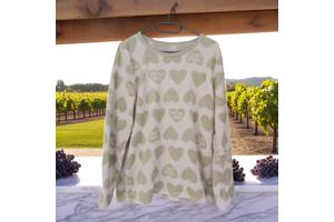 Comfy zachte pyama groen wit XL