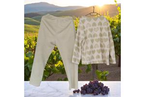 Comfy zachte pyama groen wit XL
