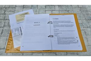 40 nieuwe gele A5 2-ringbanden