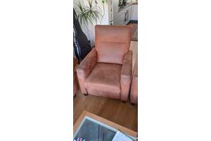 Bankstel 3 zits  2 fauteuils met relax stand
