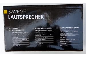 *NIEUW* SilverCrest inbouw 3-weg speakers 200 Watt in doos