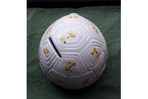 Spaarpot schildpad  ontzettend leuk gedecoreerd van keramiek