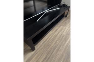 Tv meubel  (laag, donkerbruin/zwart)