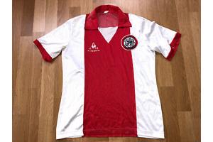 2 Ajax hirts le coq sportif! Jaren 80 Maat L en M z.g.a.n.