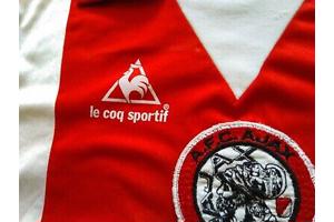 2 Ajax hirts le coq sportif! Jaren 80 Maat L en M z.g.a.n.