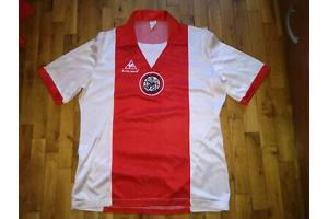2 Ajax hirts le coq sportif! Jaren 80 Maat L en M z.g.a.n.