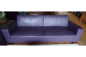 Grote leren Montel bank