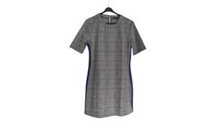 SoSoire jurk geruit grijs blauw M