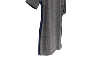 SoSoire jurk geruit grijs blauw M