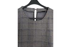 SoSoire jurk geruit grijs blauw M