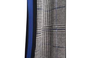 SoSoire jurk geruit grijs blauw M