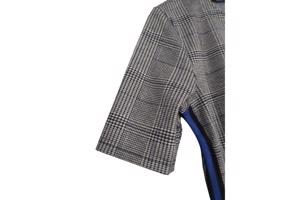 SoSoire jurk geruit grijs blauw M