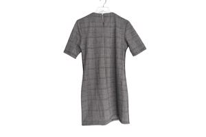 SoSoire jurk geruit grijs blauw M