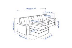 3-zitsbank van Ikea - KIVIK