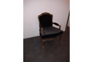donkerblauwe fauteuil / stoel