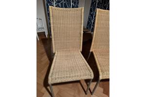 3 Rotan stoelen