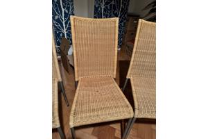 3 Rotan stoelen