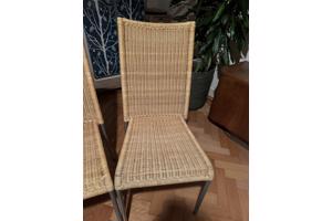 3 Rotan stoelen