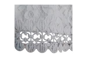 Jurkje zwart met wit kant L 40/42