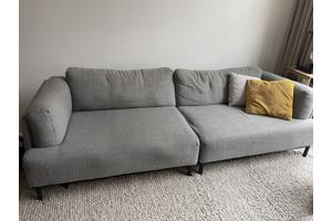 Grijze bank van het merk Woood