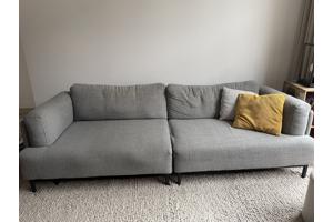 Grijze bank van het merk Woood