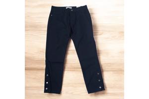 Laulia jeans zwart met sier druk knopen M/38