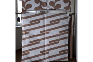 Set van 4 kussenhoezen bruin home sweet home 45x45cm