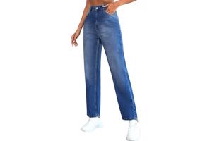 Jeans blauw recht model L/40