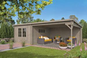 Blokhut - Tuinhuis Anton | 40 mm | vuren onbehandeld