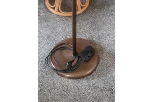 Mooie dimbare elegante koperen Relco Milano staande lamp.