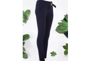 Fashion legging effen donkerblauw S/M