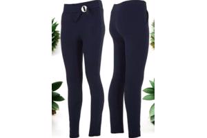 Fashion legging effen donkerblauw S/M