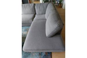 Grijze hoekbank 200 x 260