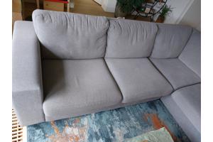 Grijze hoekbank 200 x 260