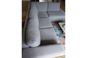 Grijze hoekbank 200 x 260